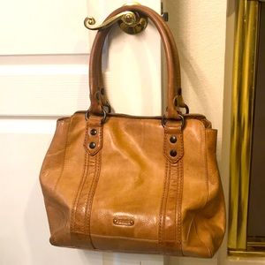 Frye brown leather bag